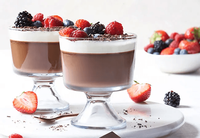 Chocolate Panna Cotta Dessert